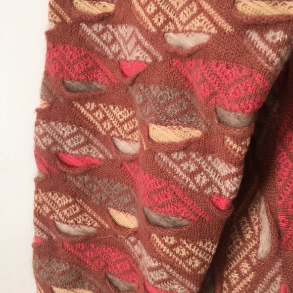 COOGI 100% Cashmere Multicolor Cardigan L - Picture 5 of 7